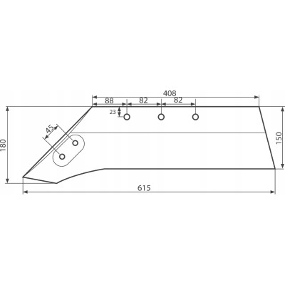 Lemiesz prawy bez dłuta, Unia Ibis 111 751/P