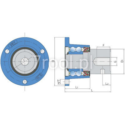 Piasta 3-otworowa do talerzówki Horsch PRONTO 34189000
