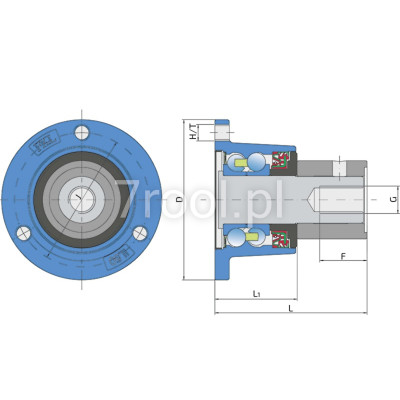 Piasta 3 otworowa Horsch 23246700, 28042000