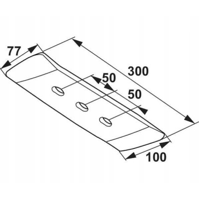 Dłuto lemiesza prawe Gregoire Besson 173332