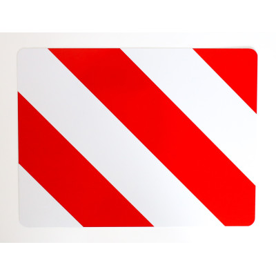 Tablica ostrzegawcza prawa 300x400mm 1szt.