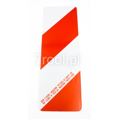 Tablica ostrzegawcza prawa 423x141mm – 1szt.