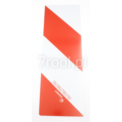 Tablica ostrzegawcza 423 x 141 mm – 1 szt LEWA