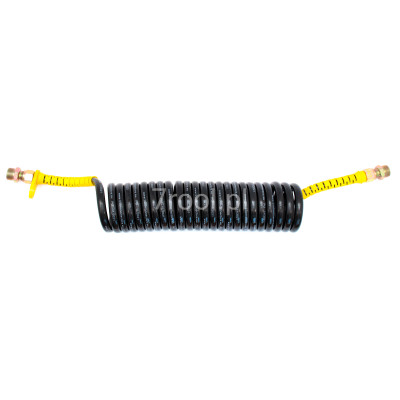 Spirala pneumatyczna, przewód M16, 5,5 m - żółty