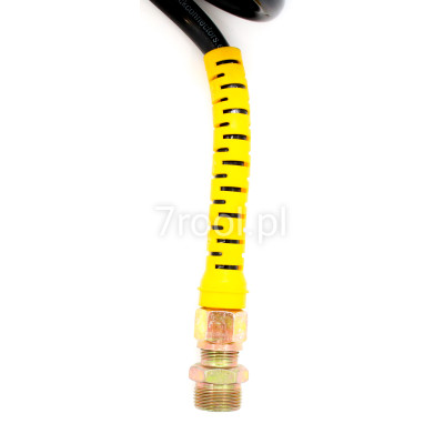 Spirala pneumatyczna, przewód M16, 7,5 m - żółty