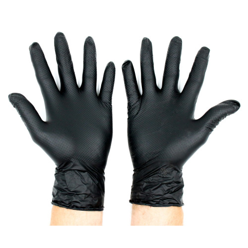 Bezpudrowe rękawice nitrylowe rozmiar XL 9-10 100 sztuk