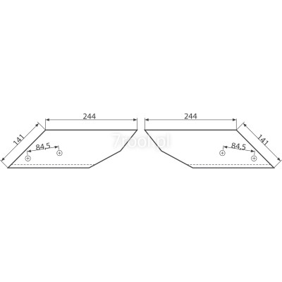 Dłuto lewe Lemken B2S 3364051