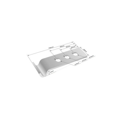 Zamek burtowy z mocowaniem AKC7029