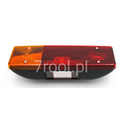 Lampa zespolona tylna – lewa | 12V/24V | z oświetleniem tablicy