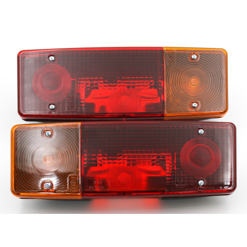Lampa zespolona tylna – komplet PRAWA + LEWA | 12V / 24V | do Ursus C-360 / C-385 / przyczep