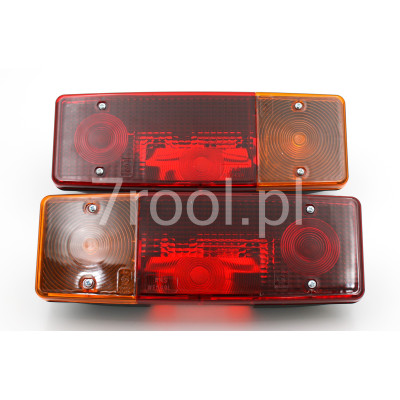 Lampa zespolona tylna – komplet PRAWA + LEWA | 12V / 24V | do Ursus C-360 / C-385 / przyczep
