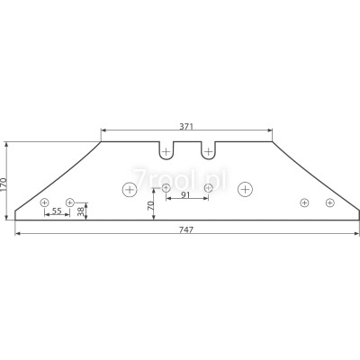 Płoza długa Kverneland 73609