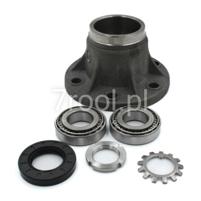 Kompletna piasta do talerzówki z ośką 6-otw, uniwersalna