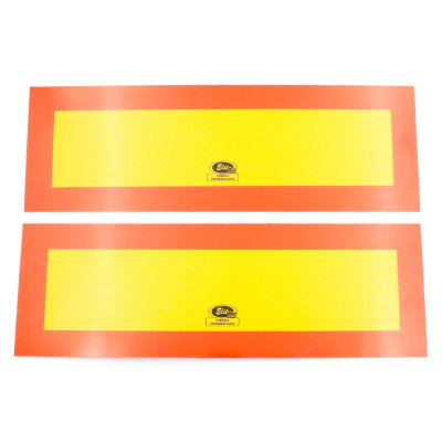 Tablice ostrzegawcze do przyczepy 300 x 100 mm (kpl. 2 szt.) KOMPLET