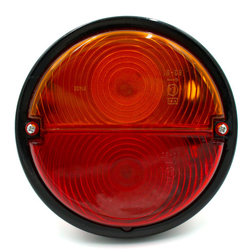 Lampa tylna metalowa lewa URSUS C-330 | 12V / 24V | z podświetleniem tablicy | 37134