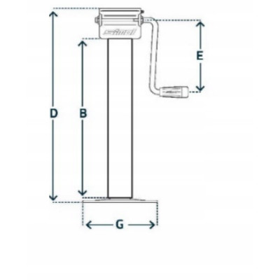 Stopa podporowa dwubiegowa (SIMOL DG709W) nośność 5440 kg