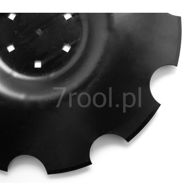 Talerz fi 510 mm z wpustem pod piastę, brony talerzowe Agro-Masz typ "P"