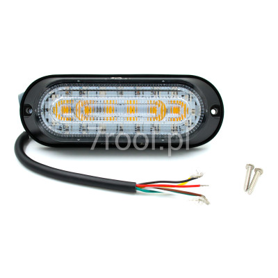 Lampa strobo + pozycja/STOP LED LW0048