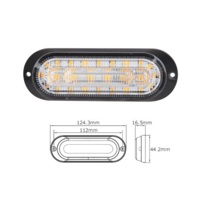 Lampa strobo + pozycja/STOP LED LW0048