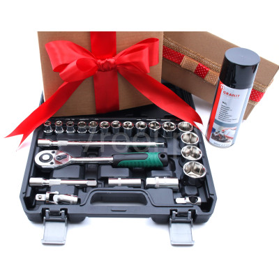 Prezent dla mężczyzny - zestaw narzędzi z odrdzewiaczem