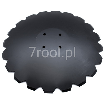 Talerz do talerzówki 460 mm, 4-otworowy, 20 zębów