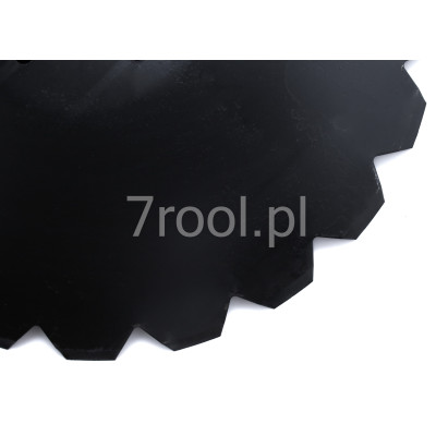 Talerz do talerzówki 460 mm, 4-otworowy, 20 zębów