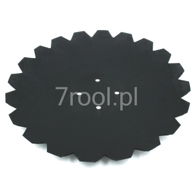 Talerz do talerzówki 460 mm, 4-otworowy, 20 zębów