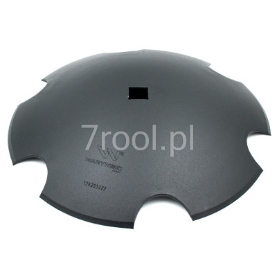 Talerz uzębiony Z-6 fi 460 otwór 30x30 stal borowa Waryński