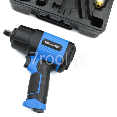 Klucz udarowy z zestawem nasadek w walizce MA1808