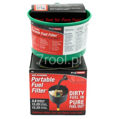 Filtr paliwa, lejek warsztatowy Mr. FUNNEL, średnica 140mm
