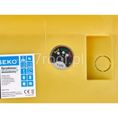 Opryskiwacz akumulatorowy 16L | 12V 8Ah