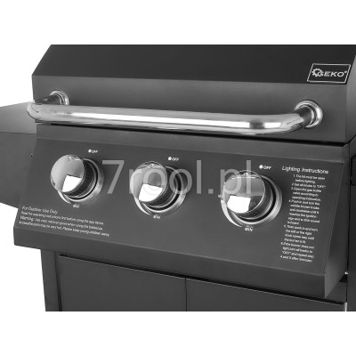 Grill gazowy 4 palniki (3+1) 11,6kW