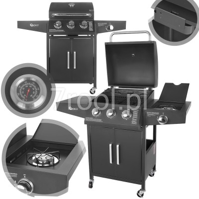 Grill gazowy 4 palniki (3+1) 11,6kW