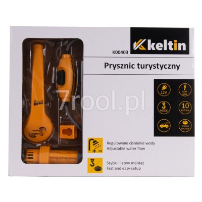 Prysznic turystyczny 12V