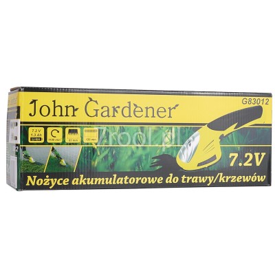 Nożyce akumulatorowe do trawy/krzewów 7.2V 120mm