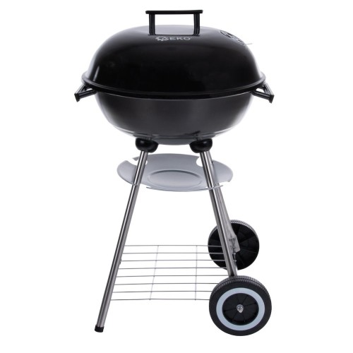 Grill węglowy okrągły z pokrywą i pokrowcem 39cm