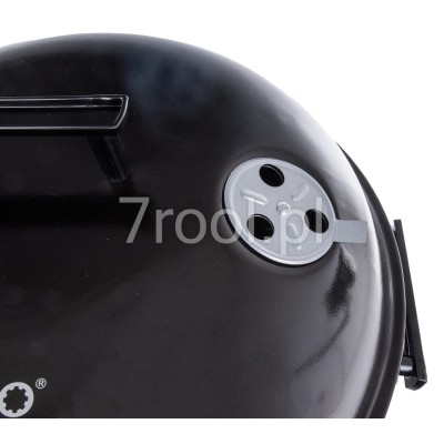 Grill węglowy okrągły z pokrywą i pokrowcem 39cm