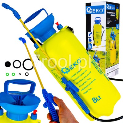 Opryskiwacz ręczny 8l żółty