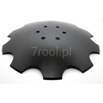 Zestaw: talerz 510 mm z piastą - 6 otworów