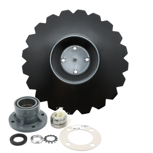 Zestaw: Talerz 460 mm i kompletna piasta 4-otw do Unia ARES T L