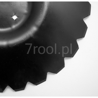 Zestaw: Talerz 560 mm i piasta niska 5-otw do Unia Ares T XL