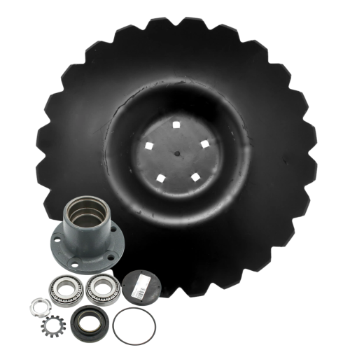 Zestaw: Talerz 560 mm z piastą wysoką 5-otw do Unia Ares T XL