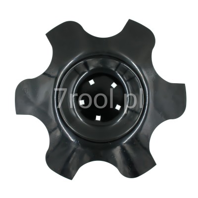 Zestaw: Talerz 510 mm skrajny lewy z piastą 5-otworową do Unia Ares T XL