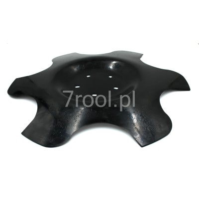 Zestaw: Talerz 510 mm skrajny prawy z piastą 5-otworową do Unia Ares T XL