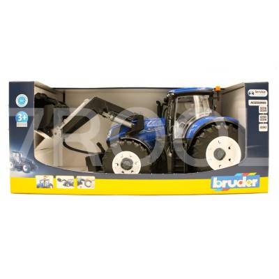 Zabawkowy Ciągnik New Holland T7.315 z ładowaczem czołowym – Bruder 3121