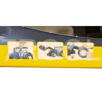 Zabawkowy Ciągnik New Holland T7.315 z ładowaczem czołowym – Bruder 3121