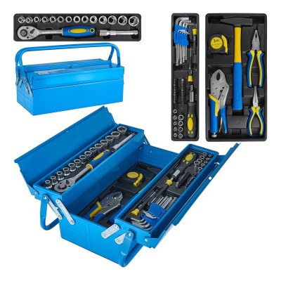 Skrzynka narzędziowa z wyposażeniem 64 el.