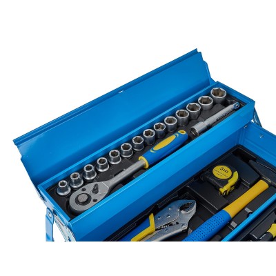 Skrzynka narzędziowa z wyposażeniem 64 el.