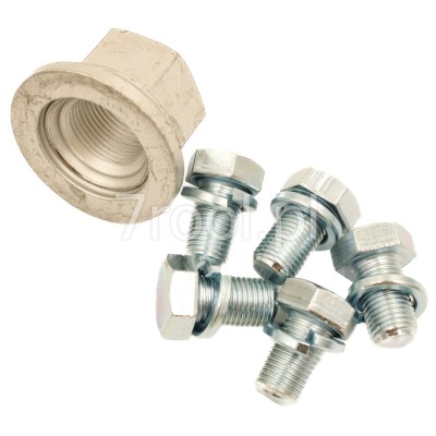 Piasta bezobsługowa 5-otworowa PERFETTO PREMIUM z zestawem montażowym