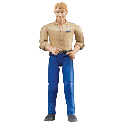 Figurka mężczyzny, niebieskie spodnie 60006